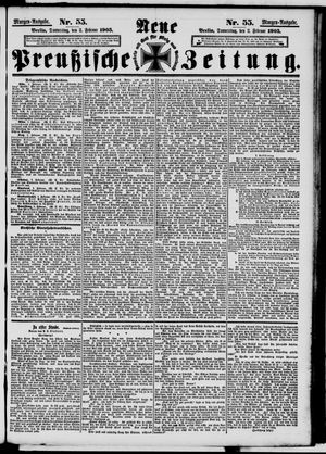 Neue preußische Zeitung vom 02.02.1905