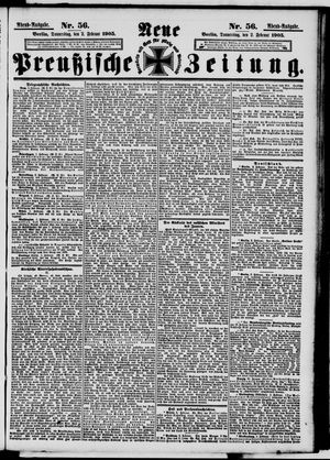 Neue preußische Zeitung vom 02.02.1905