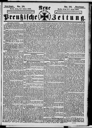 Neue preußische Zeitung vom 03.02.1905