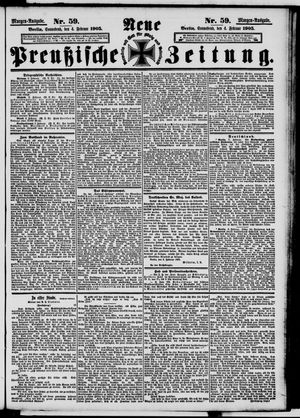 Neue preußische Zeitung vom 04.02.1905