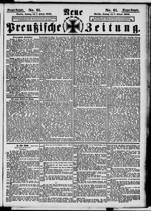 Neue preußische Zeitung vom 05.02.1905
