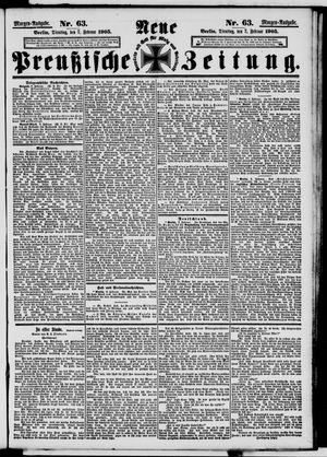 Neue preußische Zeitung vom 07.02.1905