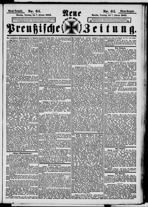 Neue preußische Zeitung vom 07.02.1905