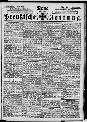 Neue preußische Zeitung vom 08.02.1905