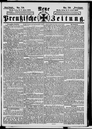 Neue preußische Zeitung vom 10.02.1905