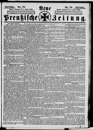 Neue preußische Zeitung vom 11.02.1905