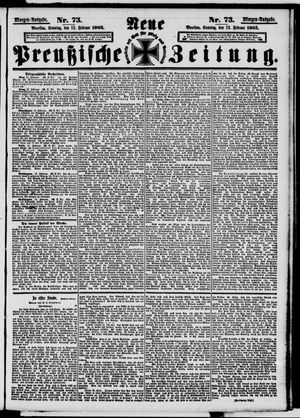 Neue preußische Zeitung vom 12.02.1905