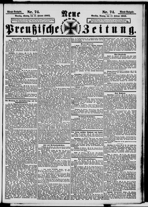 Neue preußische Zeitung on Feb 13, 1905