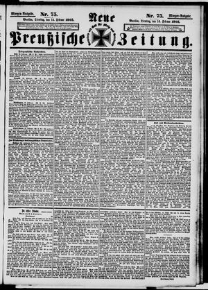 Neue preußische Zeitung vom 14.02.1905