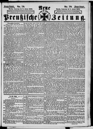 Neue preußische Zeitung vom 16.02.1905
