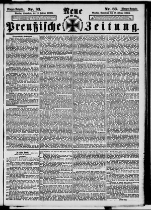 Neue preußische Zeitung vom 18.02.1905