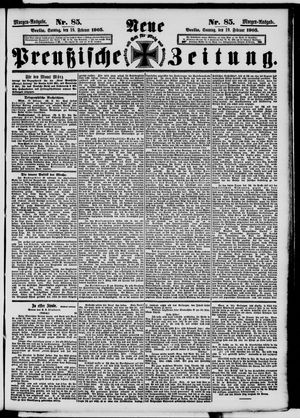 Neue preußische Zeitung vom 19.02.1905