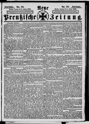 Neue preußische Zeitung vom 21.02.1905