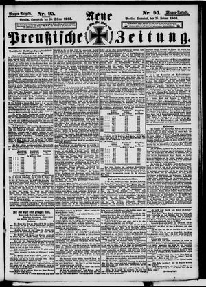 Neue preußische Zeitung vom 25.02.1905
