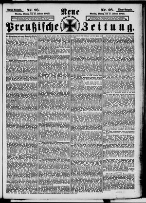 Neue preußische Zeitung vom 27.02.1905
