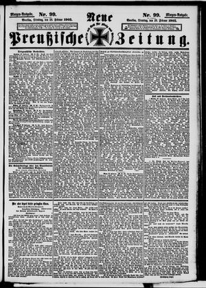 Neue preußische Zeitung vom 28.02.1905