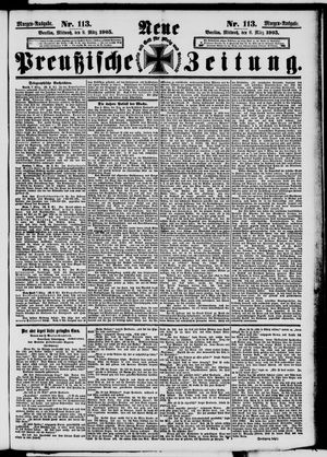 Neue preußische Zeitung vom 08.03.1905