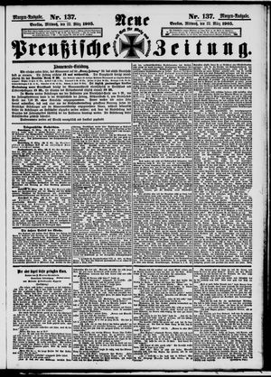 Neue preußische Zeitung vom 22.03.1905