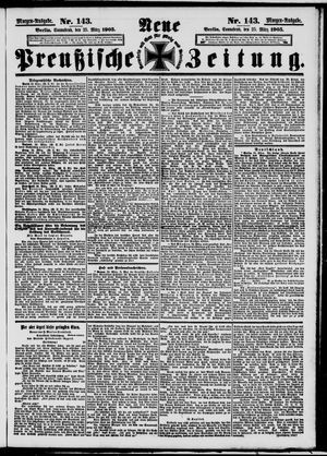 Neue preußische Zeitung vom 25.03.1905