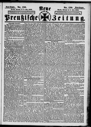 Neue preußische Zeitung vom 29.03.1905