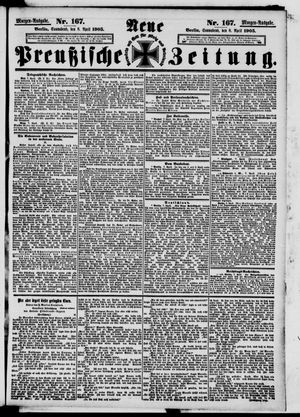 Neue preußische Zeitung vom 08.04.1905