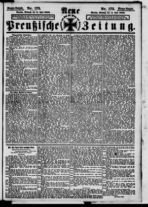 Neue preußische Zeitung vom 12.04.1905
