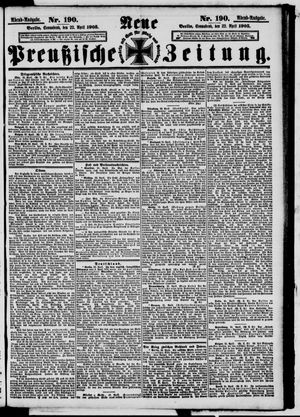 Neue preußische Zeitung vom 22.04.1905