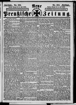 Neue preußische Zeitung vom 26.04.1905