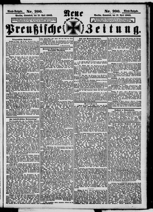 Neue preußische Zeitung vom 29.04.1905