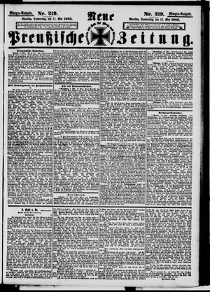 Neue preußische Zeitung vom 11.05.1905