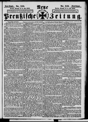 Neue preußische Zeitung vom 24.05.1905