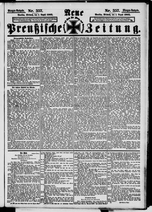 Neue preußische Zeitung vom 02.08.1905