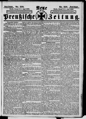 Neue preußische Zeitung vom 02.08.1905