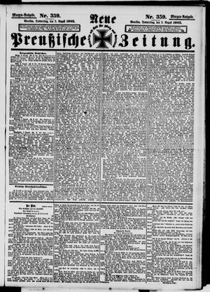 Neue preußische Zeitung vom 03.08.1905