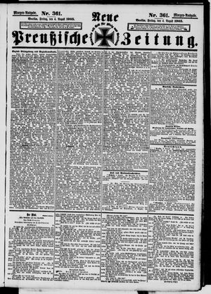 Neue preußische Zeitung vom 04.08.1905