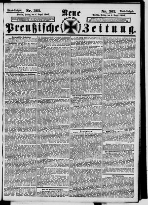 Neue preußische Zeitung vom 04.08.1905