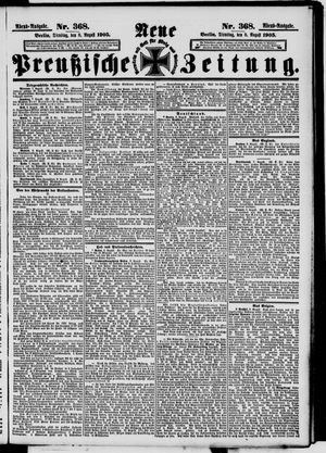 Neue preußische Zeitung vom 08.08.1905