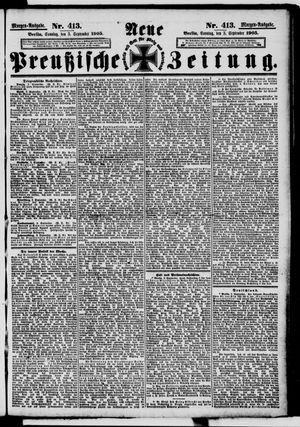 Neue preußische Zeitung on Sep 3, 1905