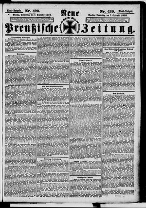Neue preußische Zeitung vom 07.09.1905