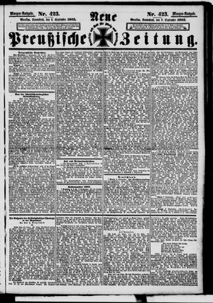 Neue preußische Zeitung vom 09.09.1905