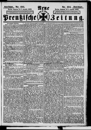 Neue preußische Zeitung vom 09.09.1905
