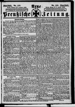 Neue preußische Zeitung vom 20.09.1905