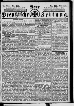 Neue preußische Zeitung vom 20.09.1905