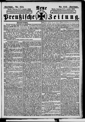 Neue preußische Zeitung vom 21.09.1905