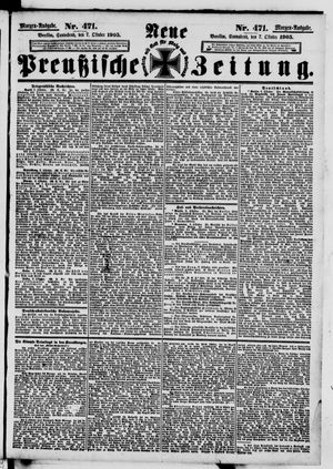 Neue preußische Zeitung vom 07.10.1905