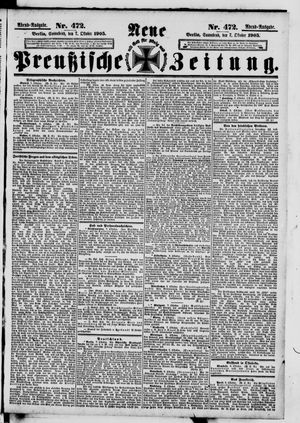 Neue preußische Zeitung vom 07.10.1905