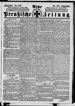 Neue preußische Zeitung vom 02.11.1905