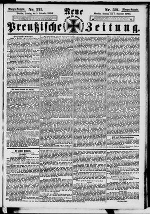 Neue preußische Zeitung vom 05.11.1905