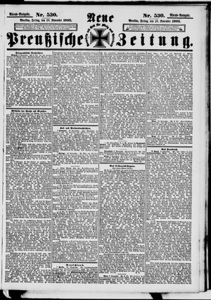 Neue preußische Zeitung vom 10.11.1905