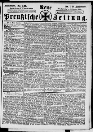 Neue preußische Zeitung on Nov 17, 1905